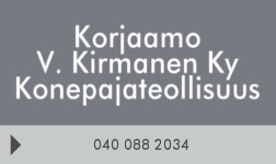 Korjaamo V. Kirmanen Ky logo